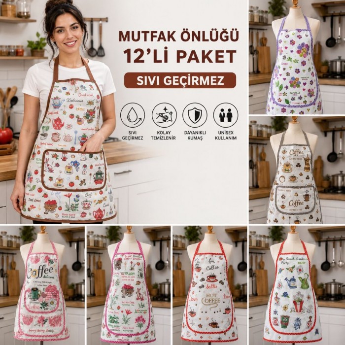 Mutfak önlüğü 12'li paket